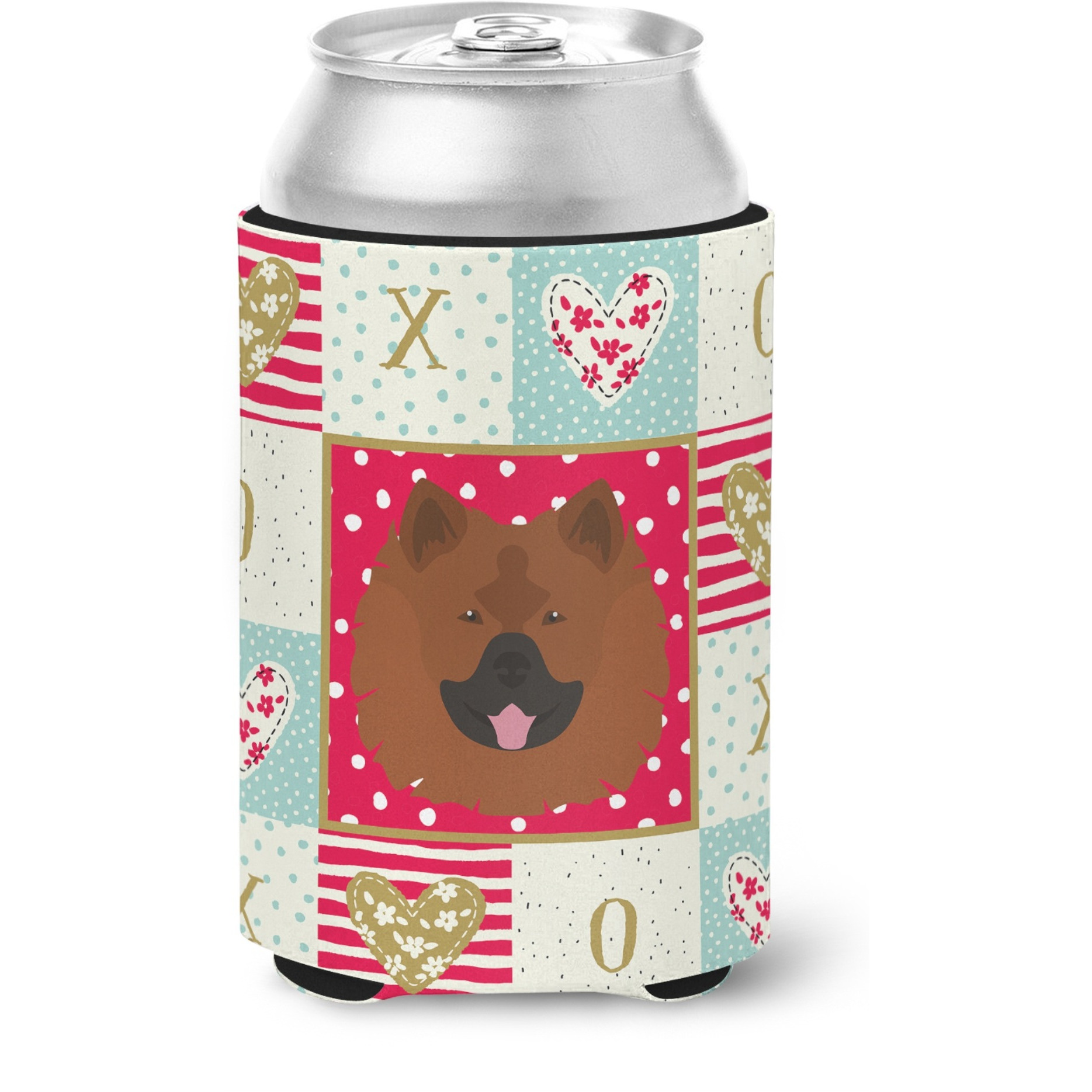 &quotCaroline's Treasures CK5199CC Eurasier Love Can or Bottle Hugger cold-beverage-koozies, Multicolor"