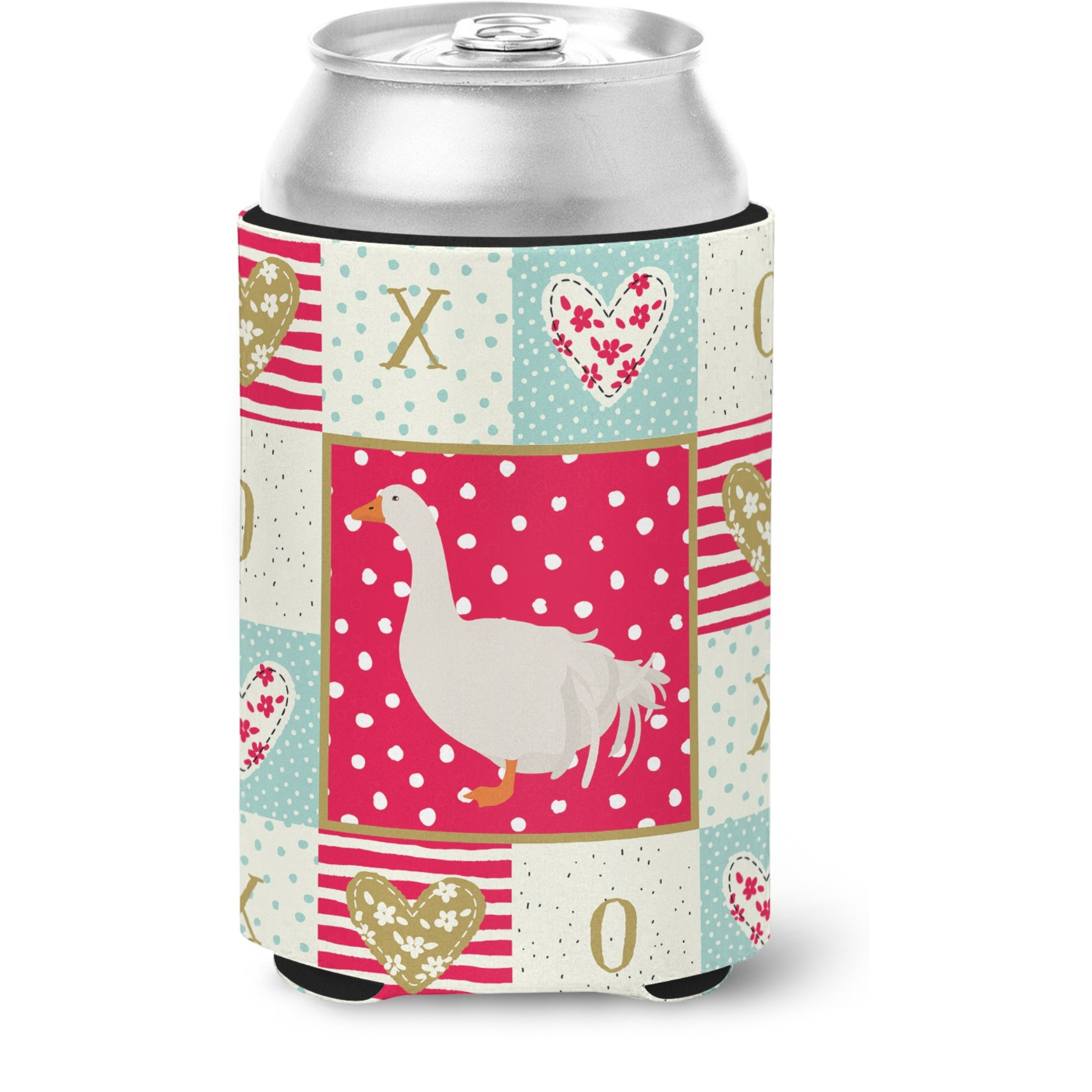 &quotCaroline's Treasures CK5329CC Sebastopol Goose Love Can or Bottle Hugger cold-beverage-koozies, Multicolor"