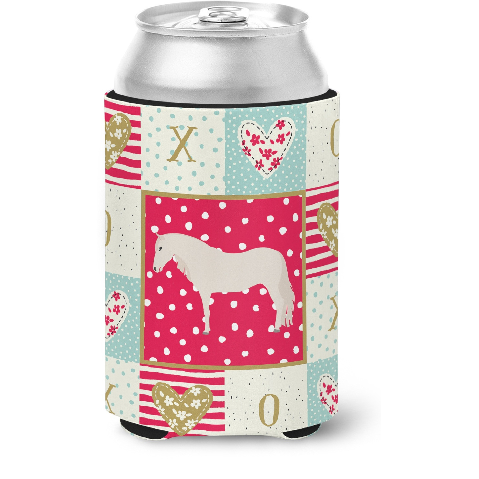 &quotCaroline's Treasures CK5332CC Paso Fino Horse Love Can or Bottle Hugger cold-beverage-koozies, Multicolor"