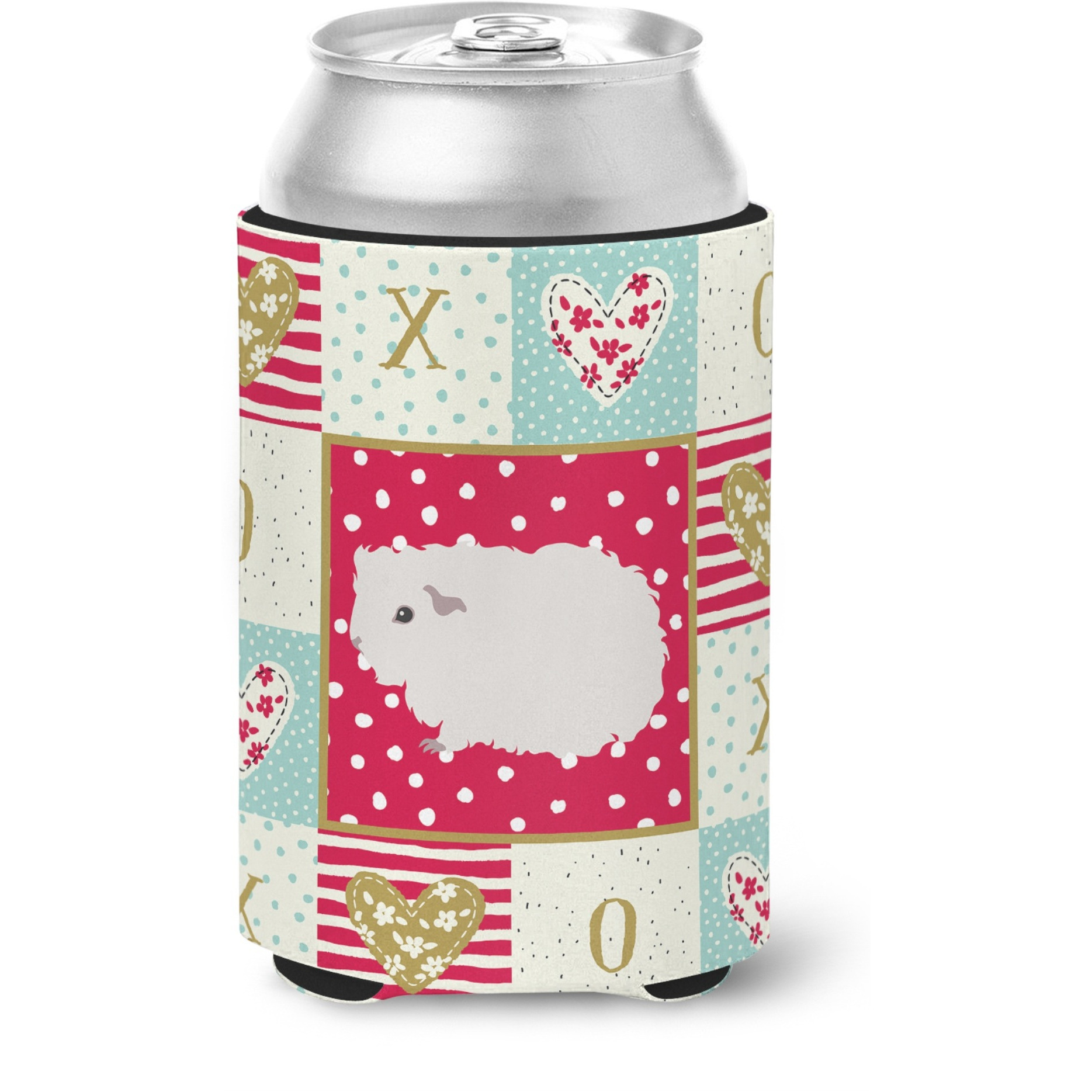 &quotCaroline's Treasures CK5430CC Merino Guinea Pig Love Can or Bottle Hugger cold-beverage-koozies, Multicolor"