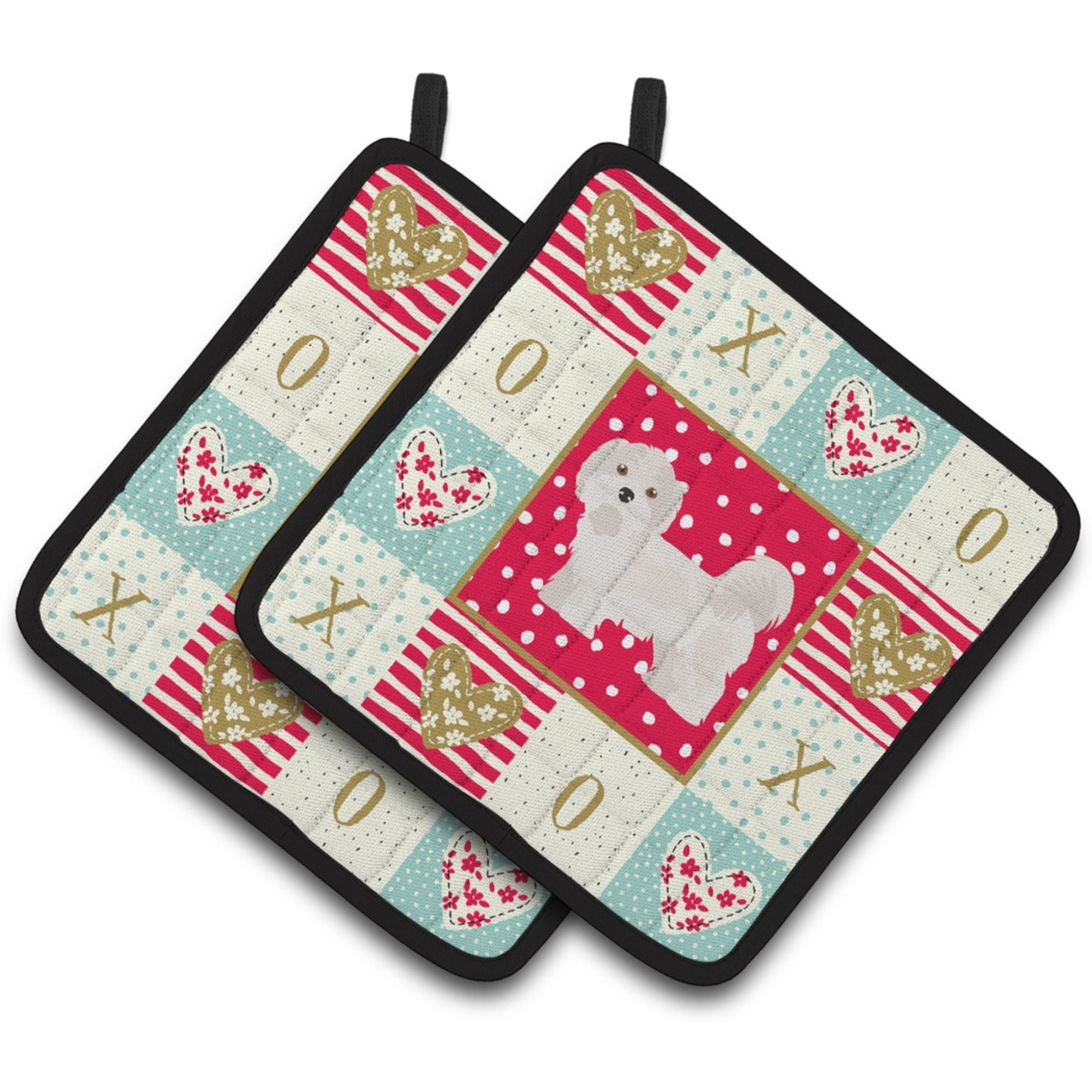 &quotCaroline's Treasures CK5855PTHD KYI-Leo Love Pair of Pot Holders potholders, Multicolor"
