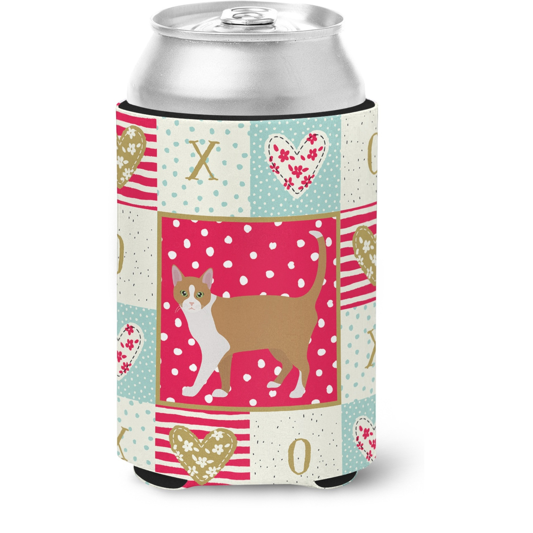 &quotCaroline's Treasures CK5565CC Brazilian Shorthair Cat Love Can or Bottle Hugger cold-beverage-koozies, Multicolor"