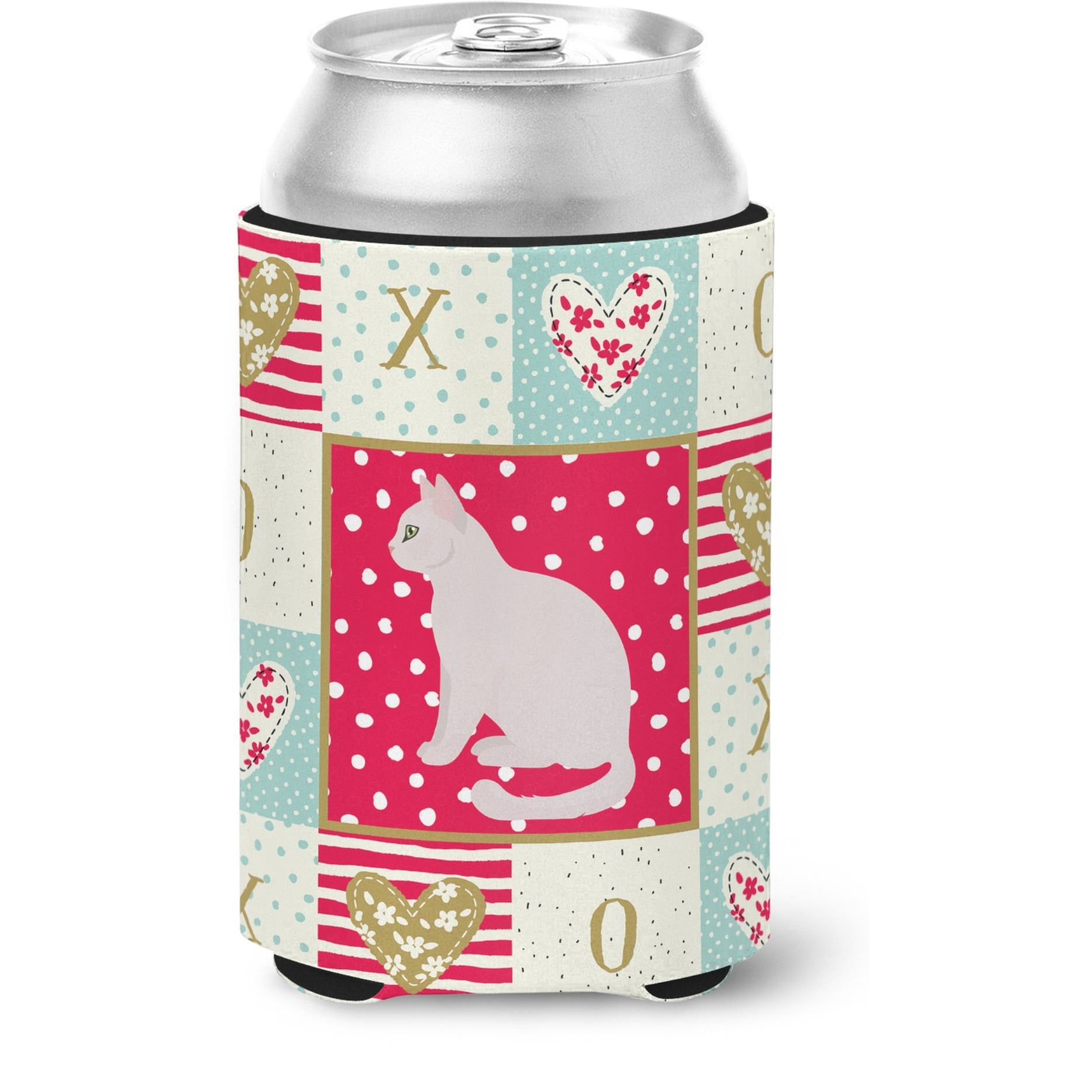 Carolines Treasures CK5750CC Burmilla 2 Cat Love Can or Bottle Hugger cold-beverage-koozies, Multicolor