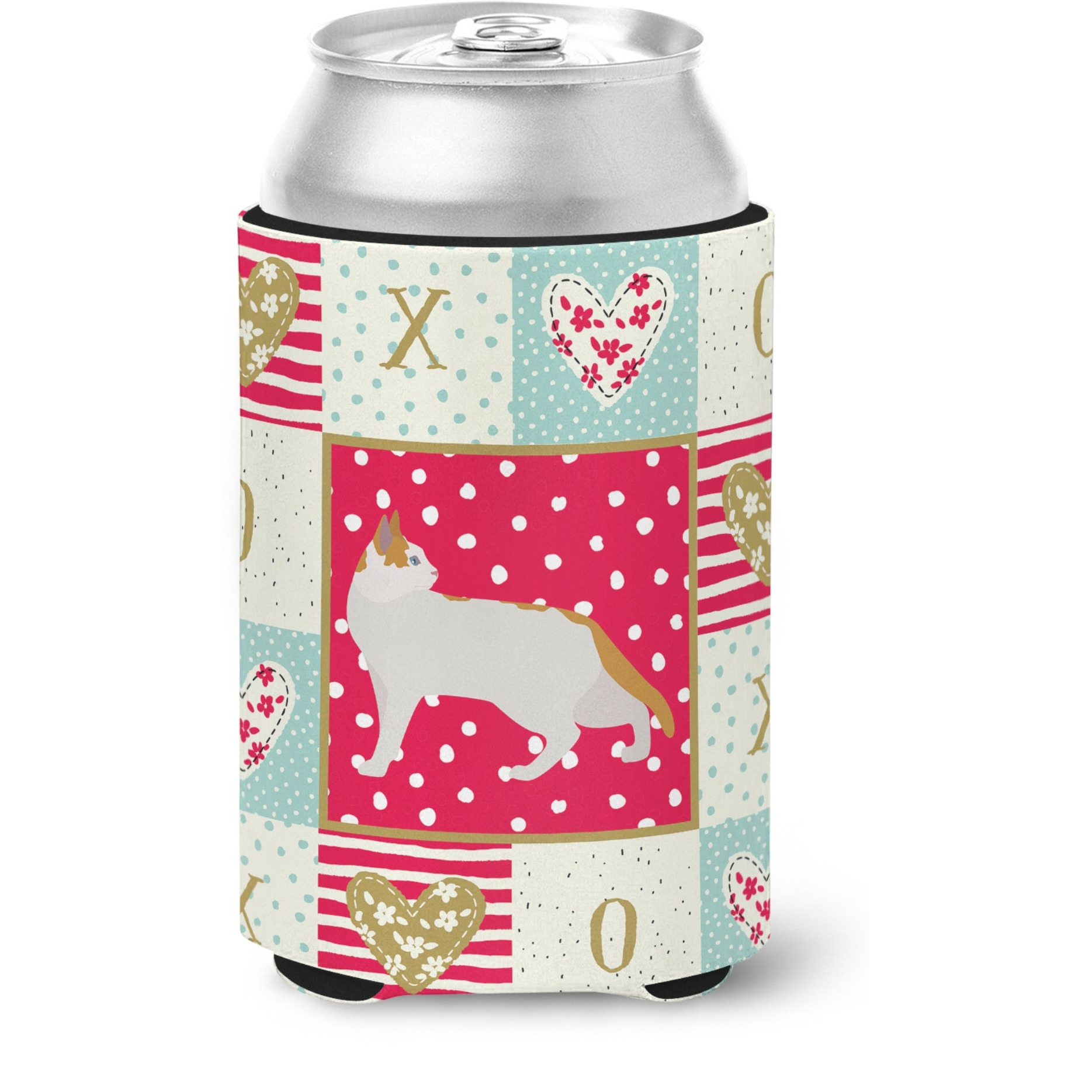 &quotCaroline's Treasures CK5554CC Arabian Mau Cat Love Can or Bottle Hugger cold-beverage-koozies, Multicolor"