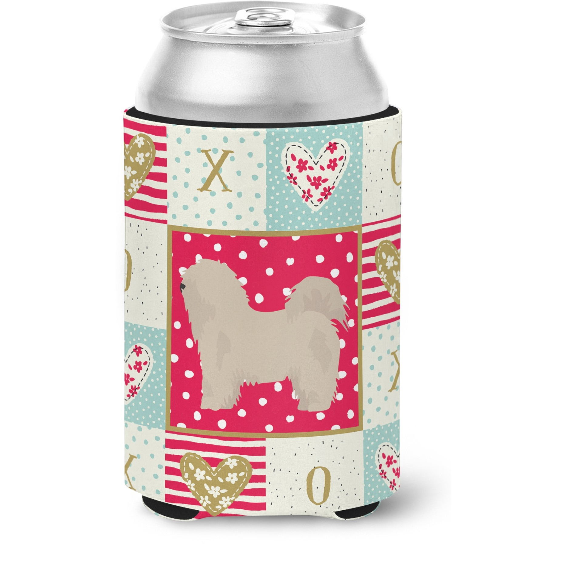 &quotCaroline's Treasures CK5870CC Odis Love Can or Bottle Hugger cold-beverage-koozies, Multicolor"