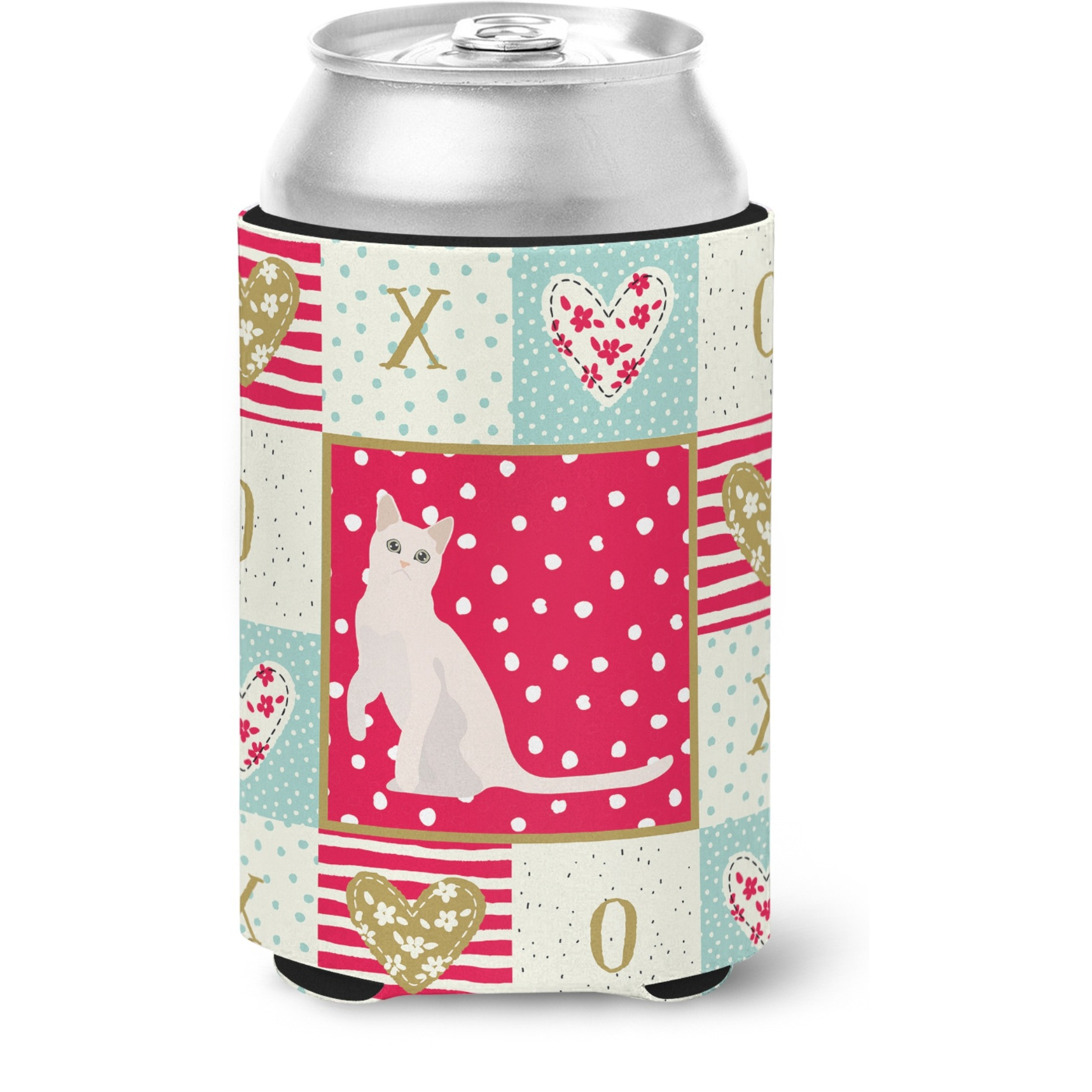 &quotCaroline's Treasures CK5749CC Burmilla 1 Cat Love Can or Bottle Hugger cold-beverage-koozies, Multicolor"