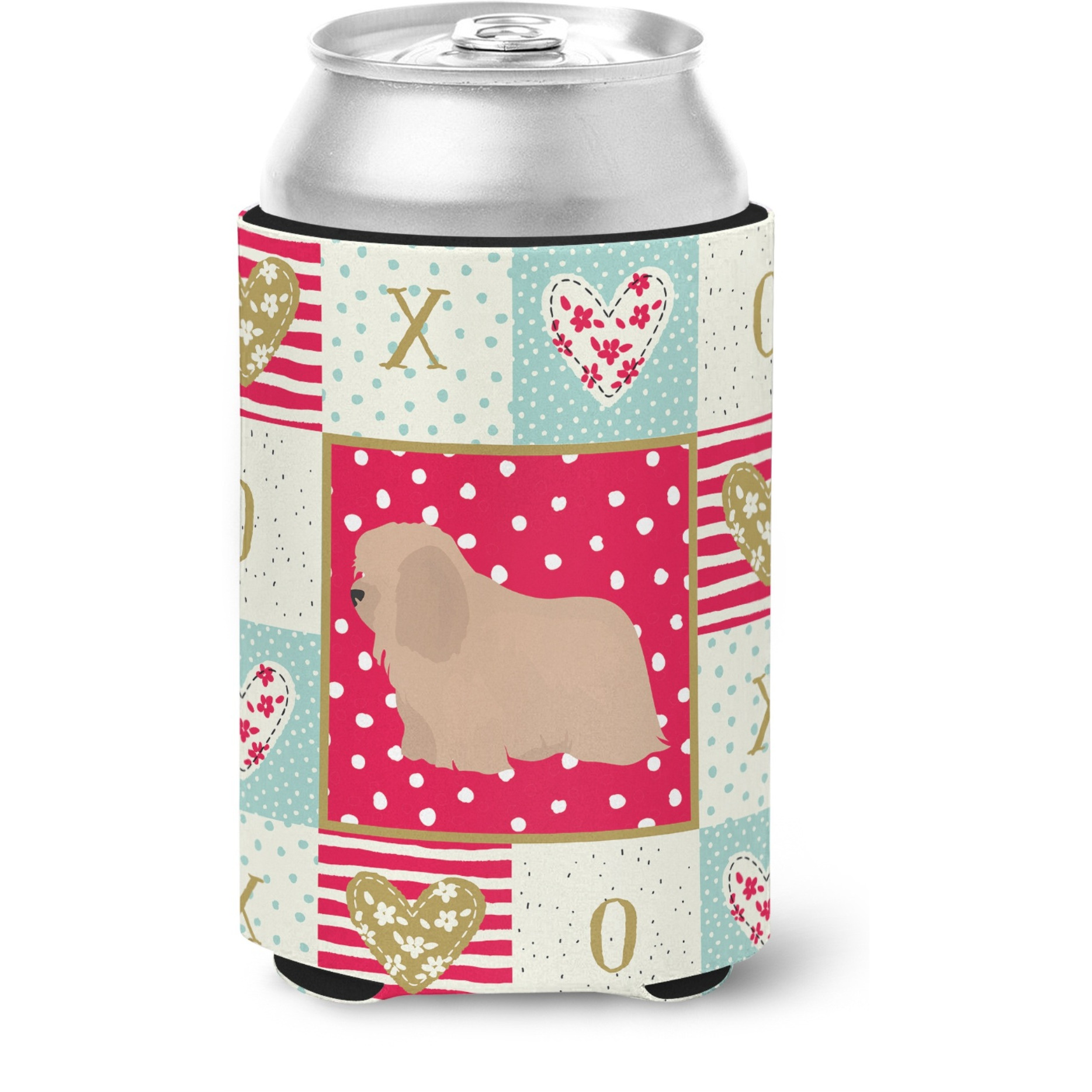 &quotCaroline's Treasures CK5823CC Coton de Tulear 1 Love Can or Bottle Hugger cold-beverage-koozies, Multicolor"