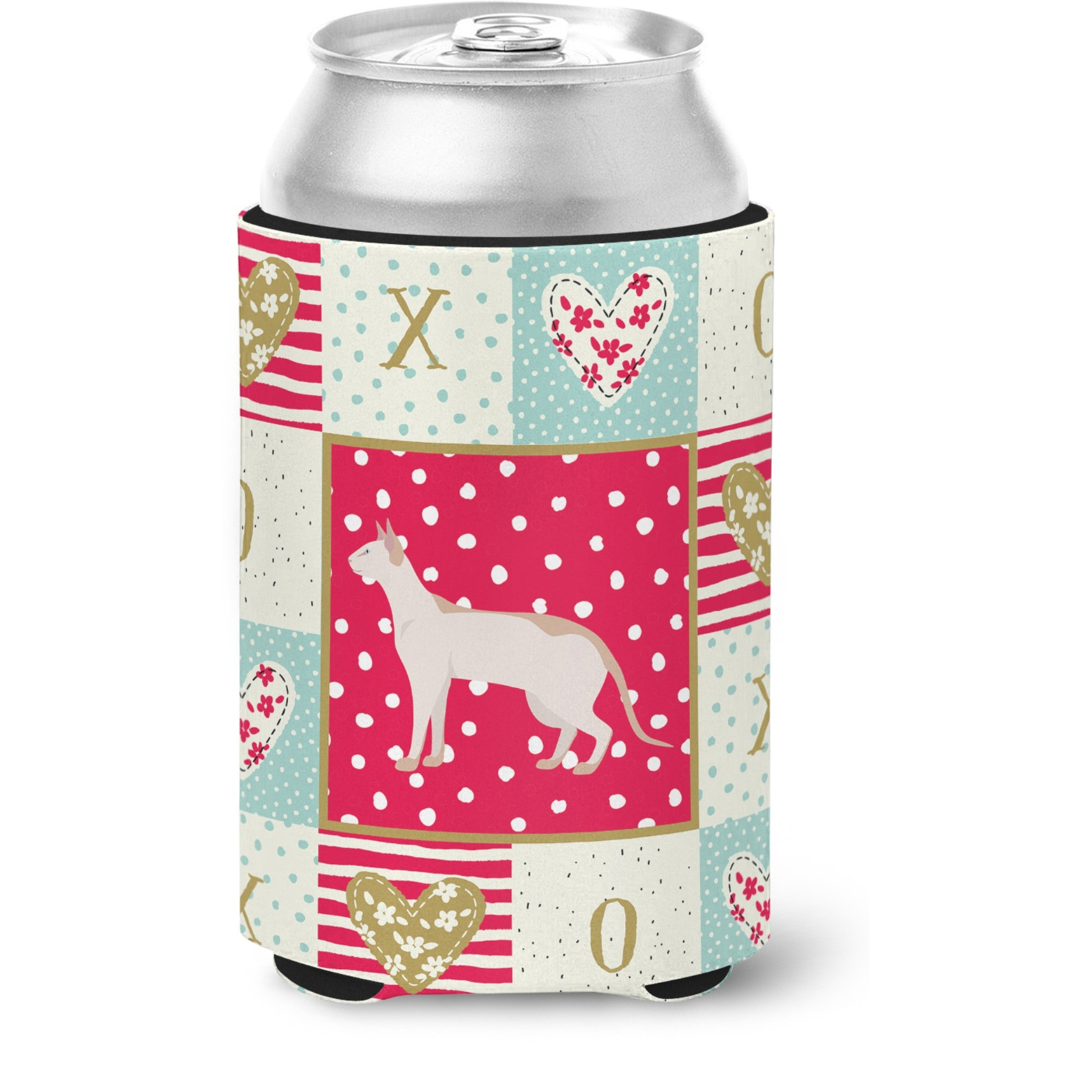 &quotCaroline's Treasures CK5590CC Colorpoint Shorthair 3 Cat Love Can or Bottle Hugger cold-beverage-koozies, Multicolor"