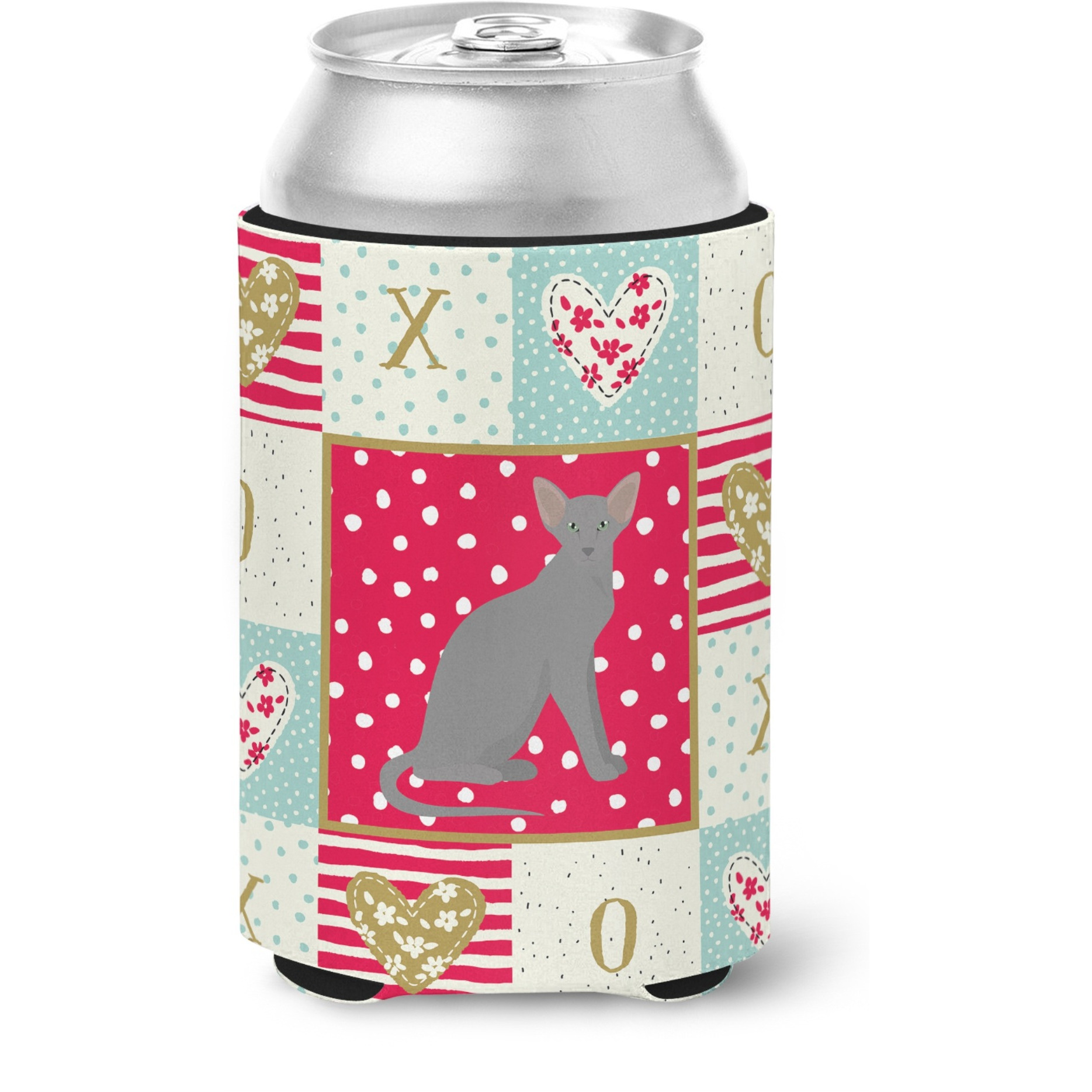 &quotCaroline's Treasures CK5777CC Oriental Shorthair Cat Love Can or Bottle Hugger cold-beverage-koozies, Multicolor"