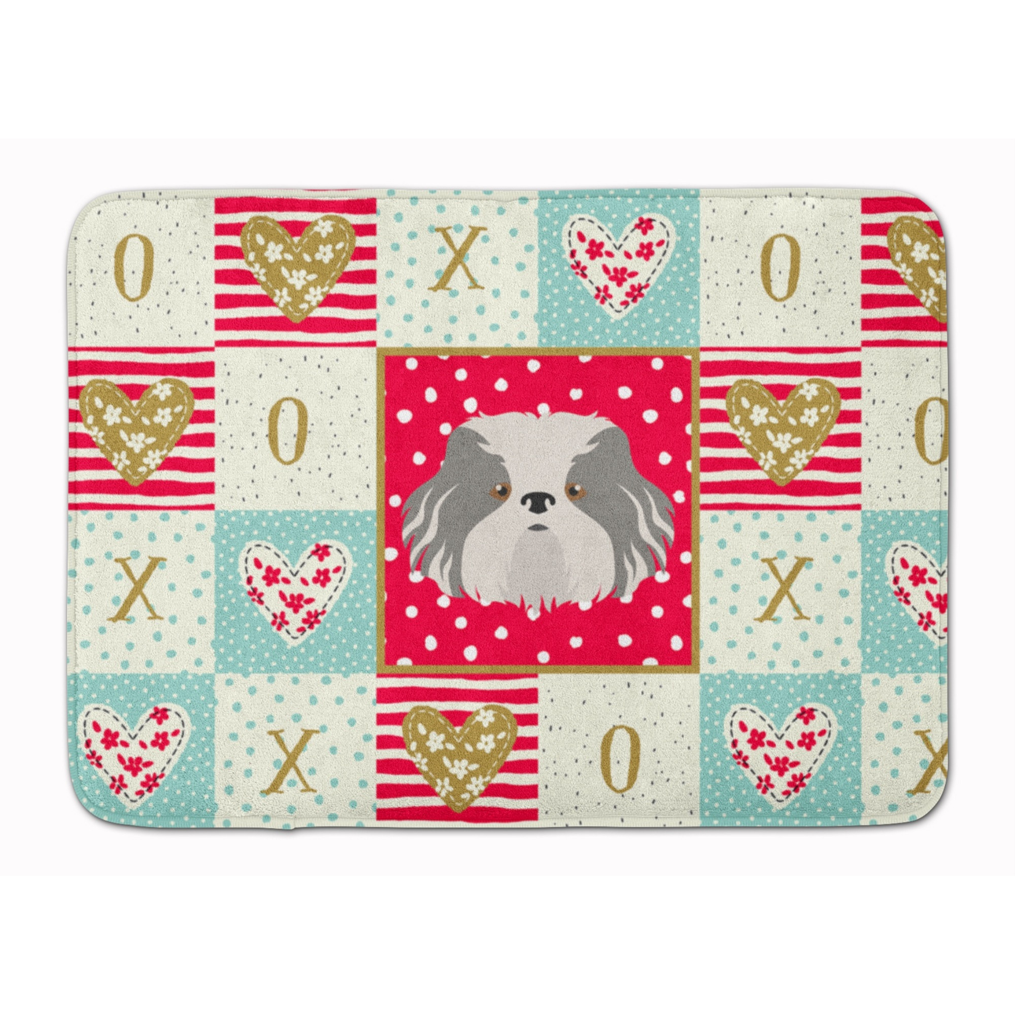 &quotCaroline's Treasures Odis Dog Love Machine Washable Memory Foam Mat doormats, Multicolor"