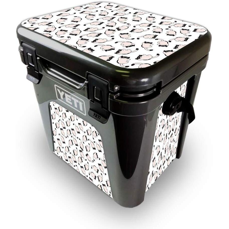 MightySkins YEROAD24-Raining cats Skin for Yeti Roadie 24 Hard cooler - Raining cats