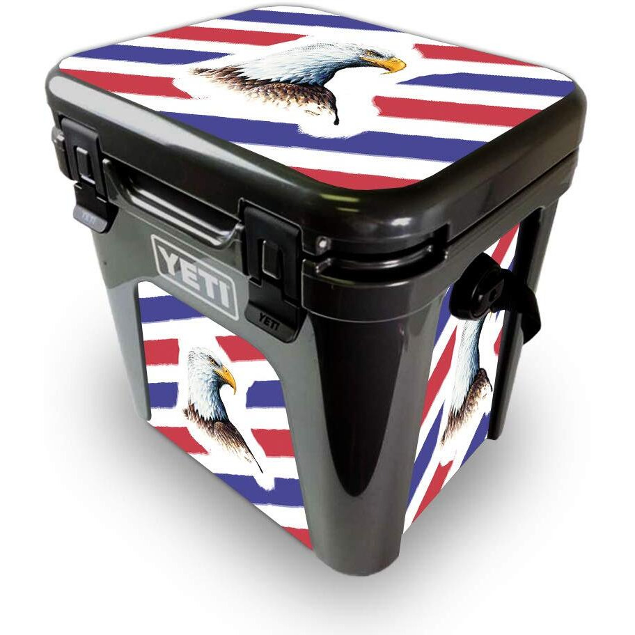 MightySkins YEROAD24-Eagle Head Skin for Yeti Roadie 24 Hard cooler - Eagle Head