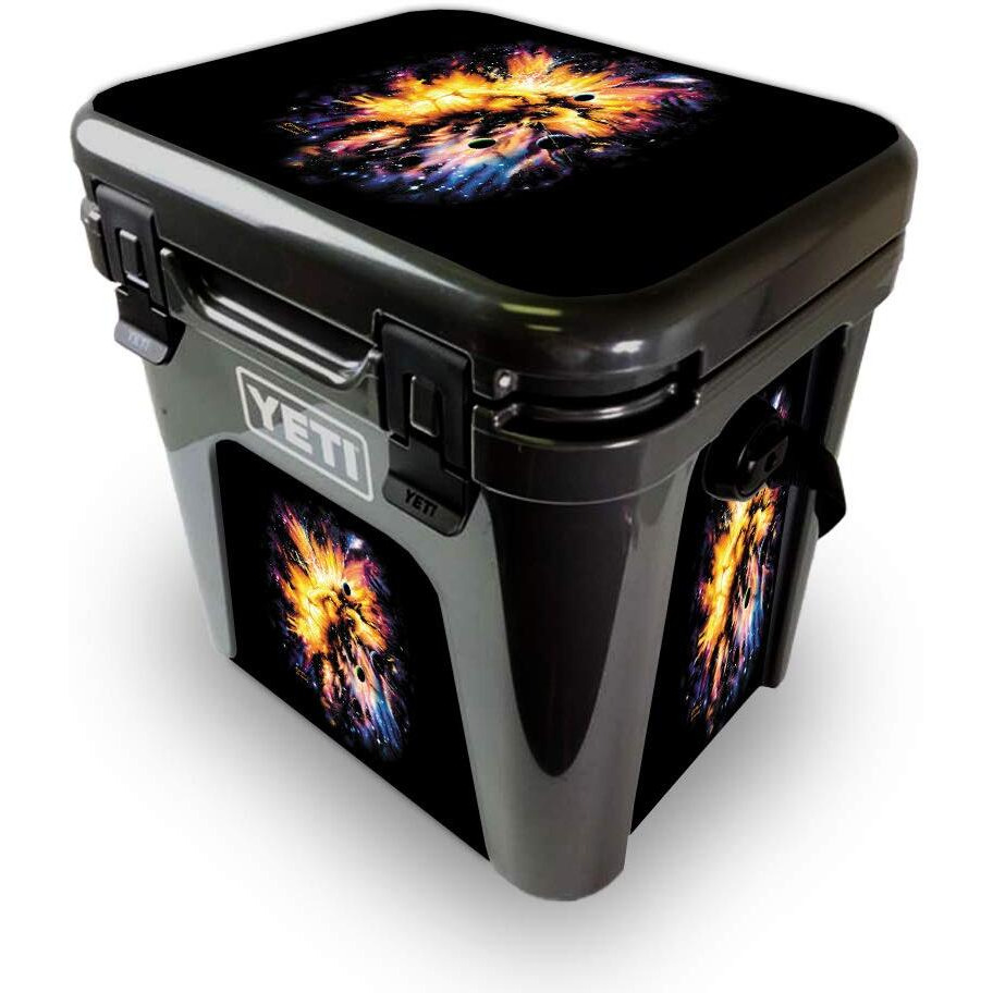 MightySkins YEROAD24-Leo galaxy Skin for Yeti Roadie 24 Hard cooler - Leo galaxy