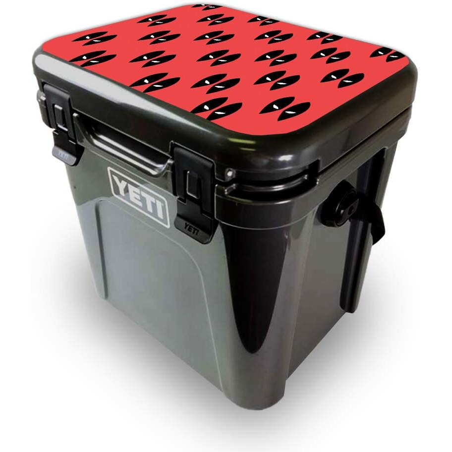 MightySkins YEROA24LID-Dead Eyes Pool Skin for Yeti Roadie 24 Hard cooler Lid - Dead Eyes Pool