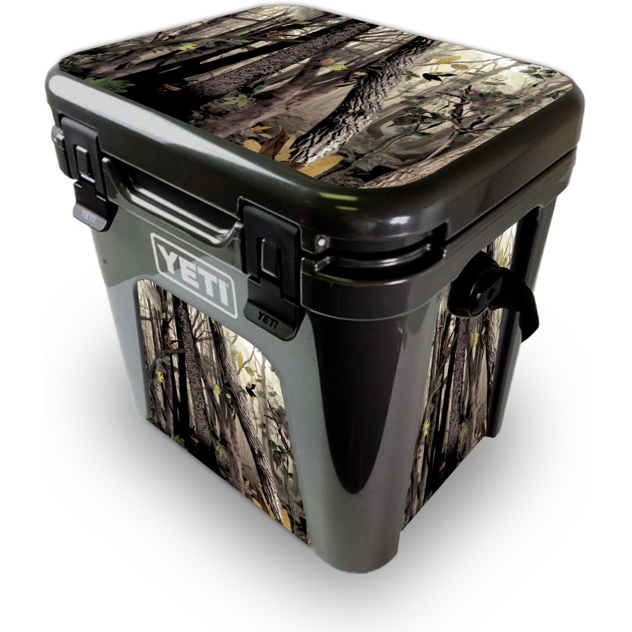 MightySkins YEROAD24-Tree camo Skin for Yeti Roadie 24 Hard cooler - Tree camo