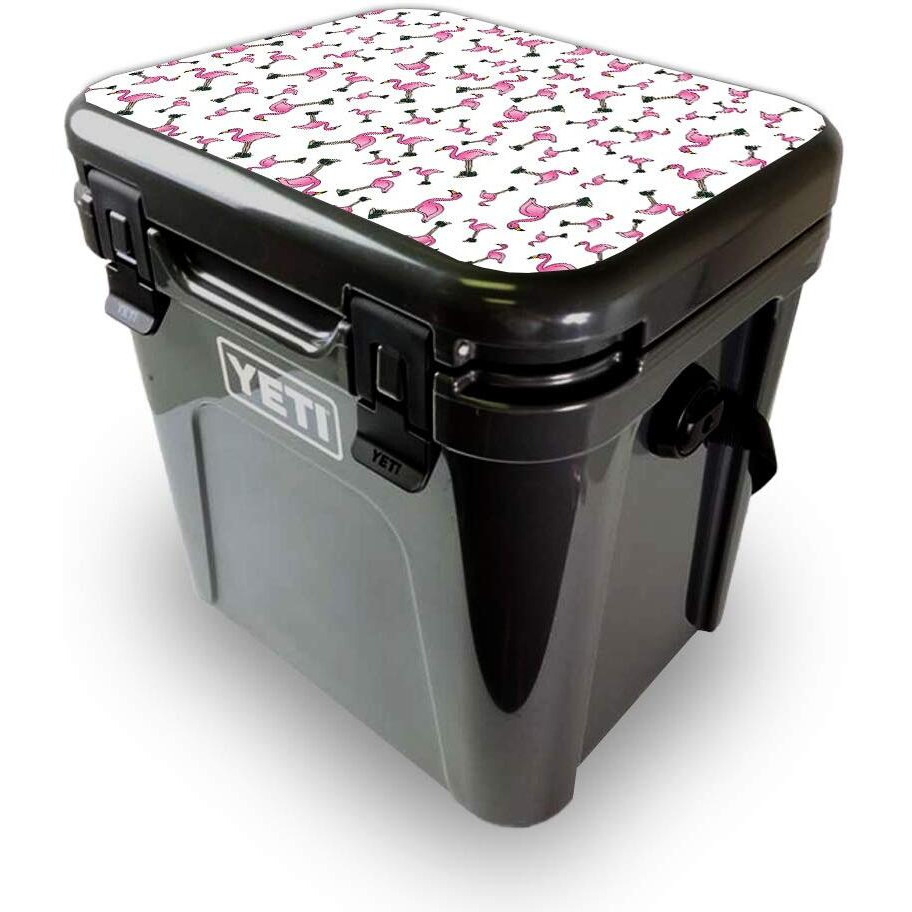 MightySkins YEROA24LID-cool Flamingo Skin for Yeti Roadie 24 Hard cooler Lid - cool Flamingo