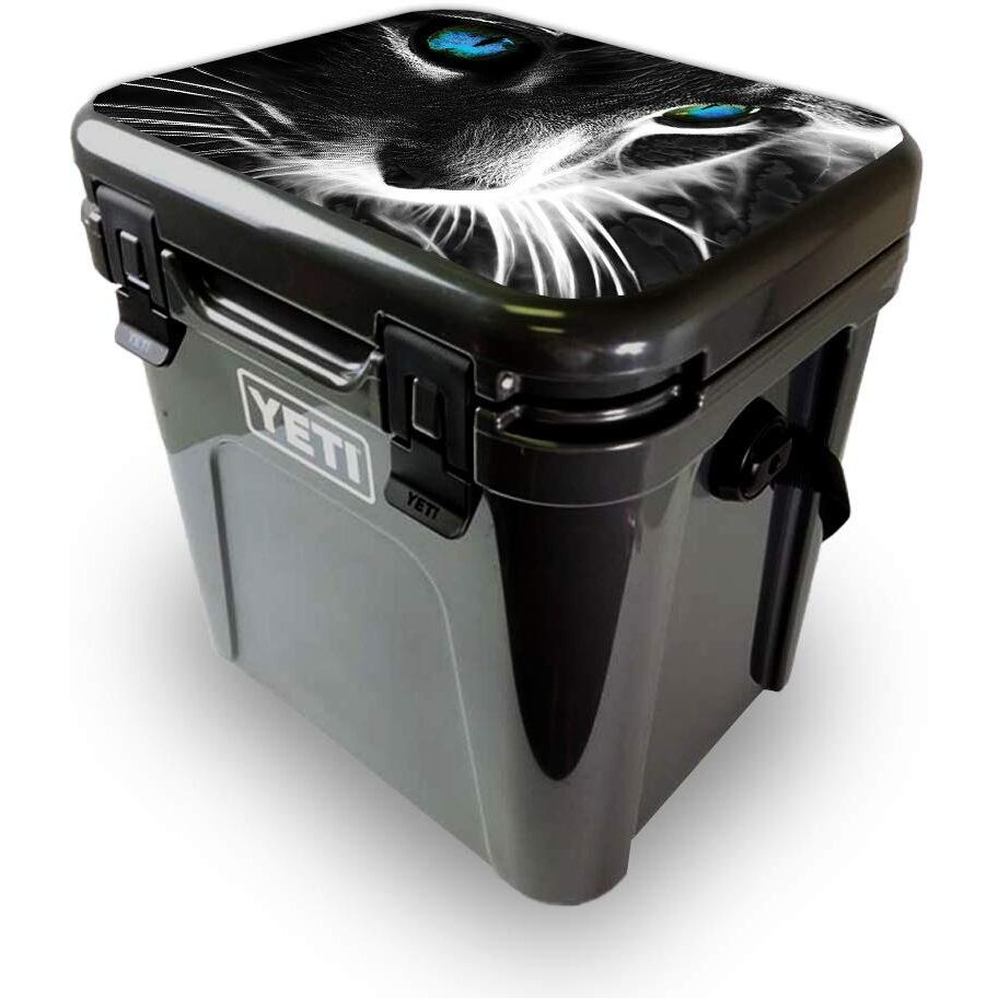 MightySkins YEROA24LID-cat Skin for Yeti Roadie 24 Hard cooler Lid - cat
