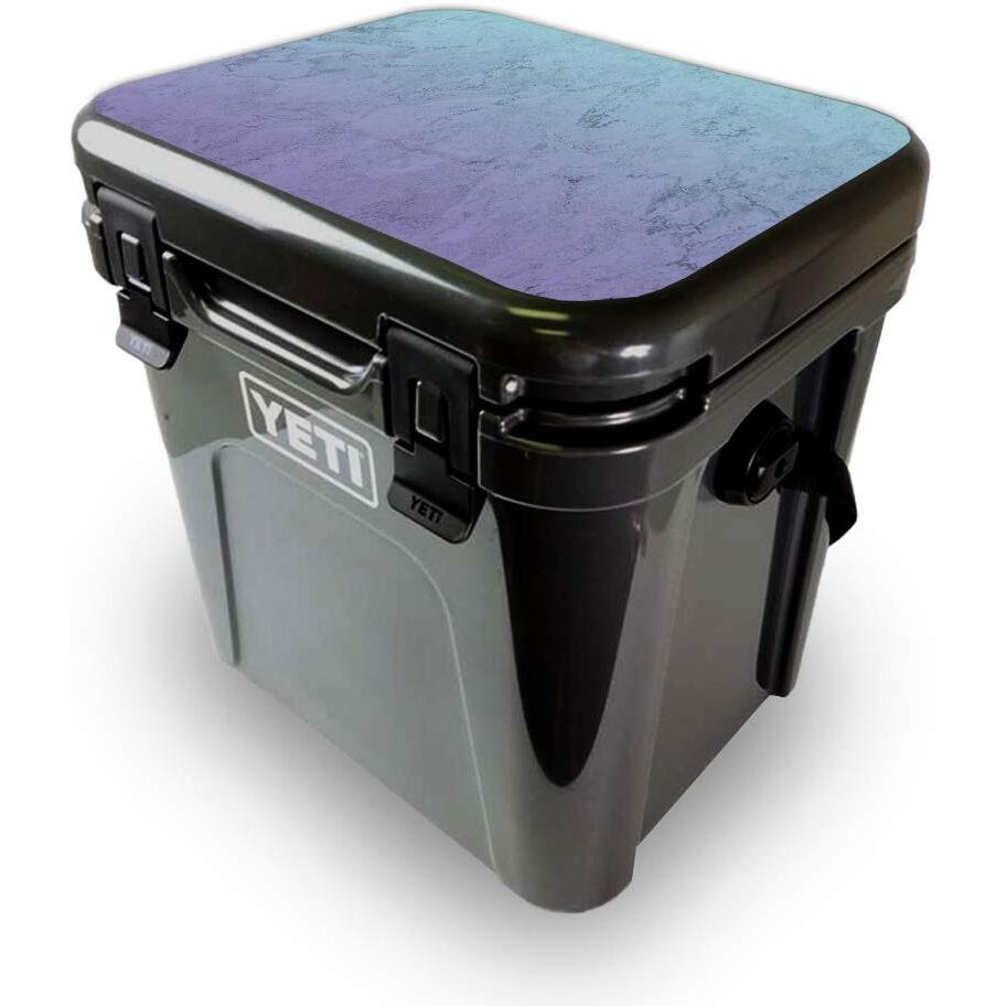 MightySkins YEROA24LID-gradient Marble Skin for Yeti Roadie 24 Hard cooler Lid - gradient Marble