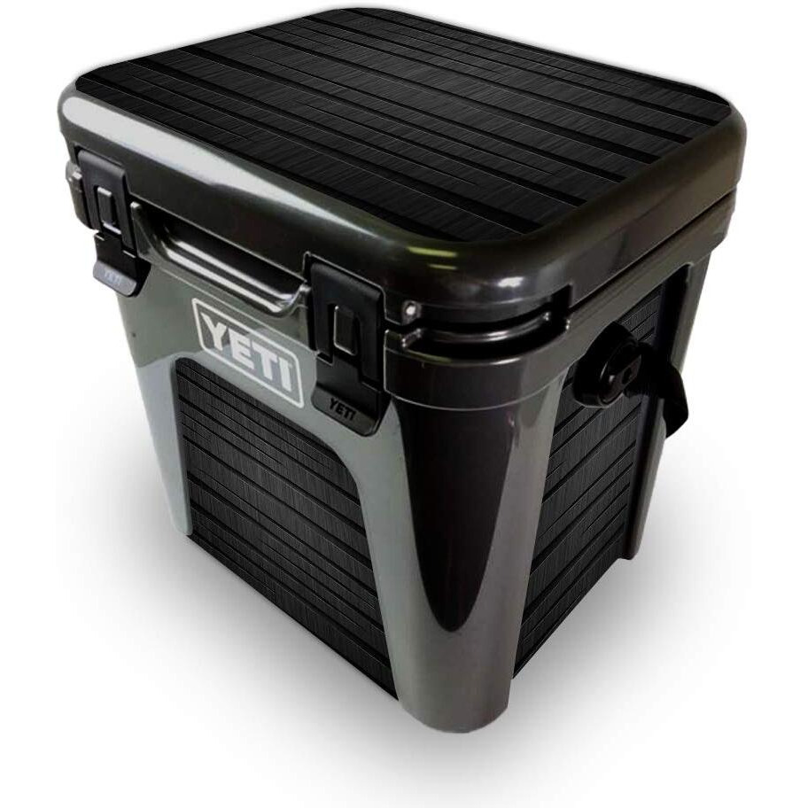 MightySkins YEROAD24-carved Wood Skin for Yeti Roadie 24 Hard cooler - carved Wood