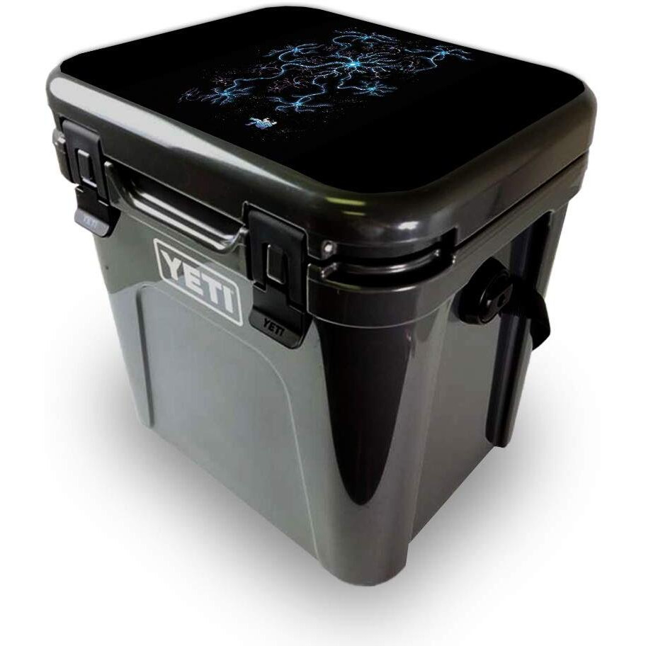 MightySkins YEROA24LID-Neuron galaxy Skin for Yeti Roadie 24 Hard cooler Lid - Neuron galaxy