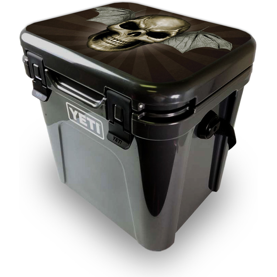 MightySkins YEROA24LID-Skeletor Skin for Yeti Roadie 24 Hard cooler Lid - Skeletor
