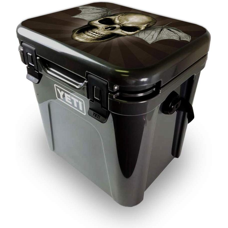 MightySkins YEROA24LID-Skeletor Skin for Yeti Roadie 24 Hard cooler Lid - Skeletor