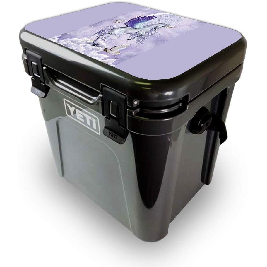 MightySkins YEROA24LID-Unicorn Utopia Skin for Yeti Roadie 24 Hard cooler Lid - Unicorn Utopia