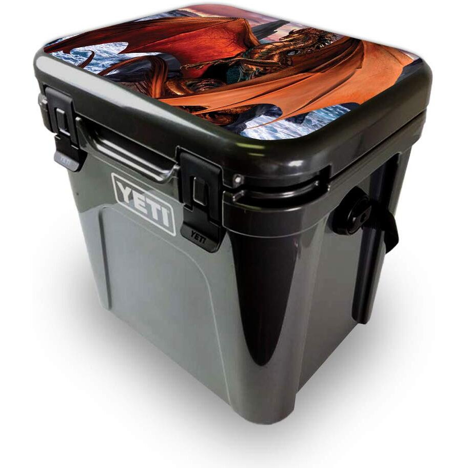 MightySkins YEROA24LID-Dragon Reign Skin for Yeti Roadie 24 Hard cooler Lid - Dragon Reign