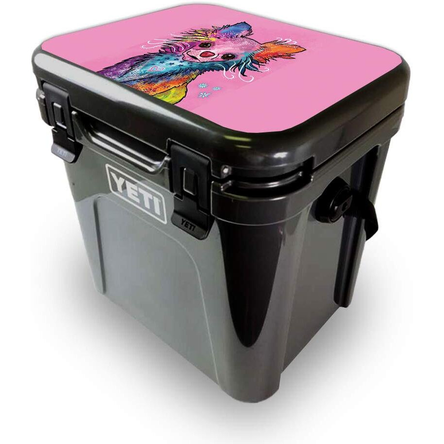 MightySkins YEROA24LID-chihuahua Rainbow Skin for Yeti Roadie 24 Hard cooler Lid - chihuahua Rainbow