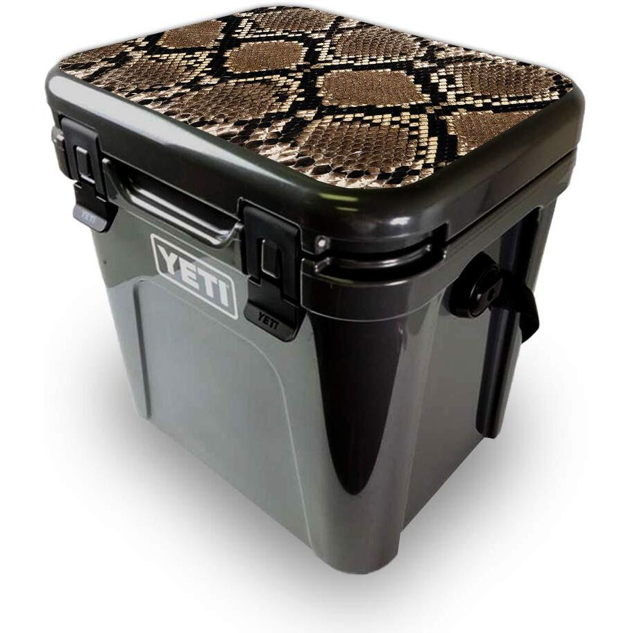 MightySkins YEROA24LID-Rattler Skin for Yeti Roadie 24 Hard cooler Lid - Rattler