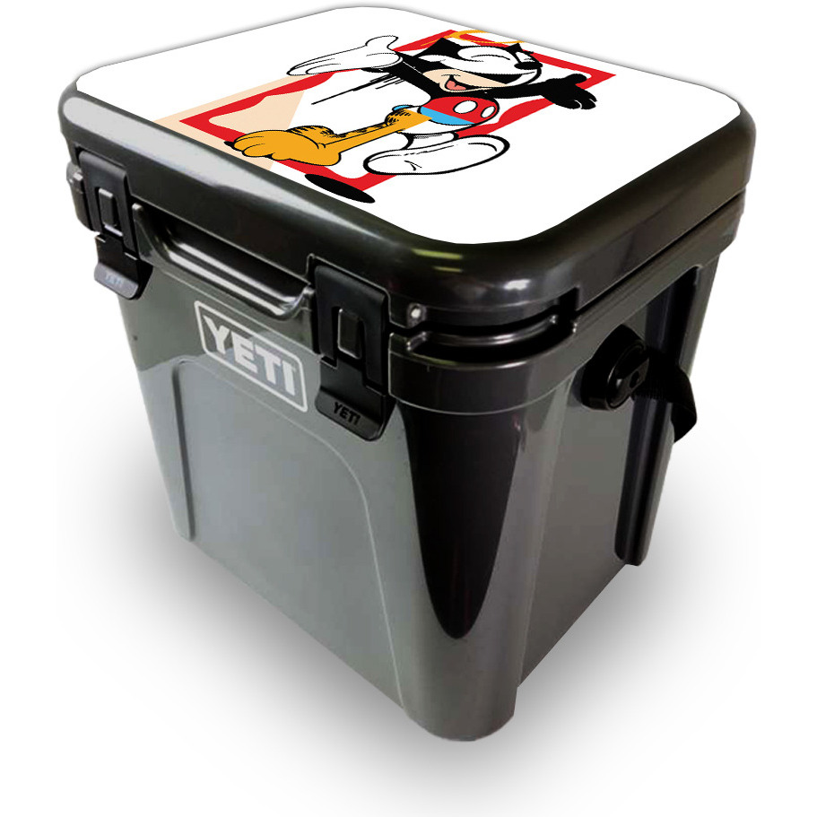 MightySkins YEROA24LID-character Swap Skin for Yeti Roadie 24 Hard cooler Lid - character Swap