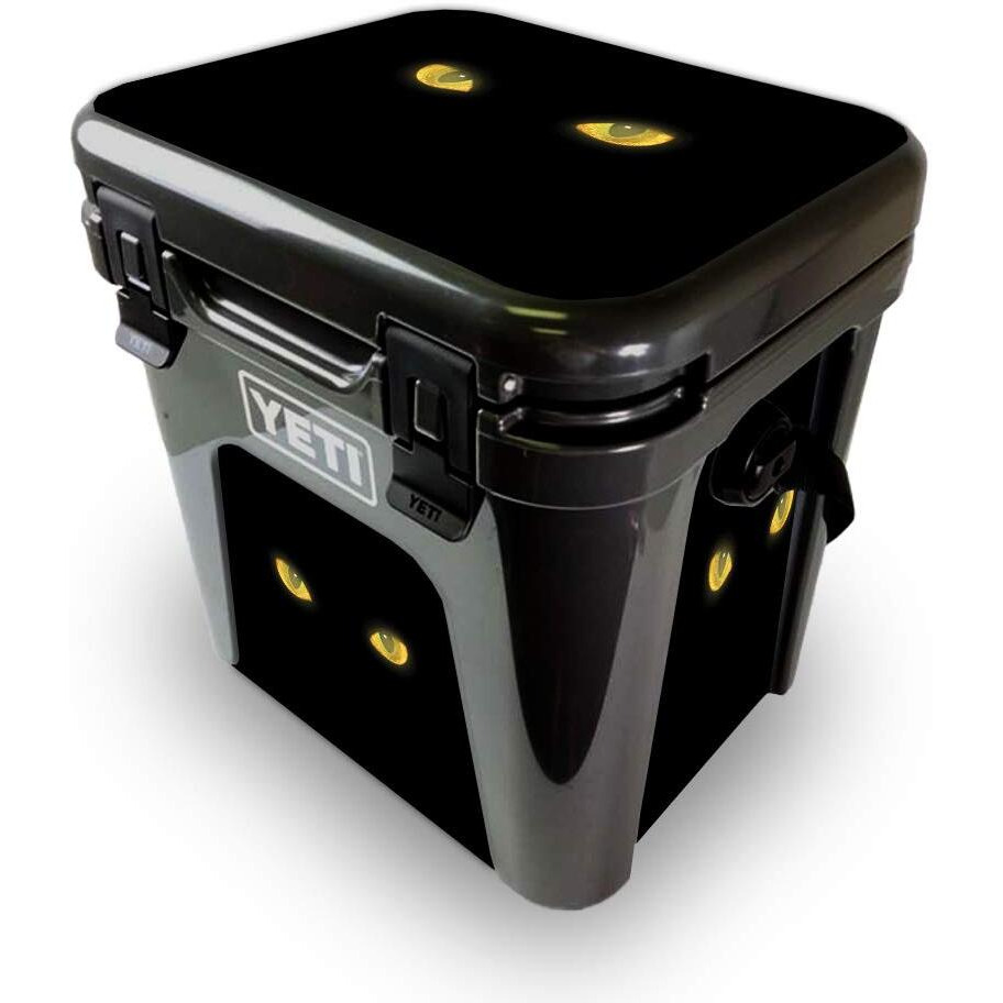 MightySkins YEROAD24-cat Eyes Skin for Yeti Roadie 24 Hard cooler - cat Eyes
