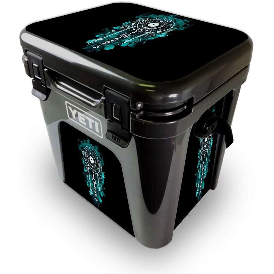 MightySkins YEROAD24-geo Dream catcher Skin for Yeti Roadie 24 Hard cooler - geo Dream catcher