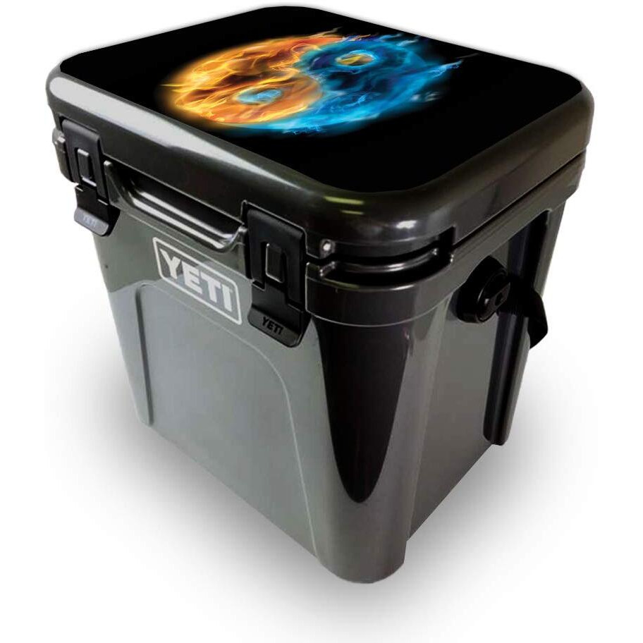 MightySkins YEROA24LID-Yin And Yang Skin for Yeti Roadie 24 Hard cooler Lid - Yin & Yang