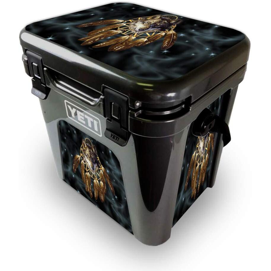 MightySkins YEROAD24-Wolf Dreams Skin for Yeti Roadie 24 Hard cooler - Wolf Dreams