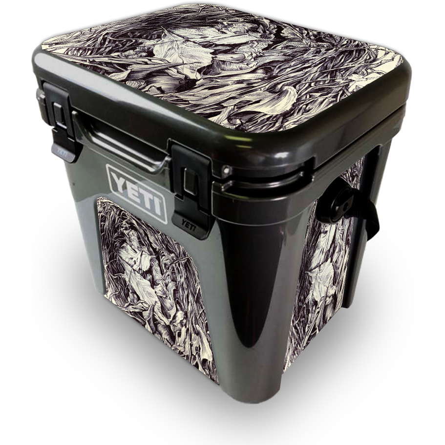 MightySkins YEROAD24-Nest Sketch Skin for Yeti Roadie 24 Hard cooler - Nest Sketch