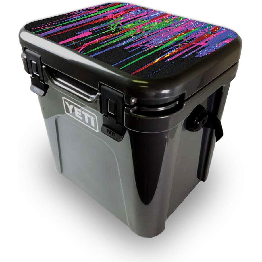 MightySkins YEROA24LID-Drips Skin for Yeti Roadie 24 Hard cooler Lid - Drips