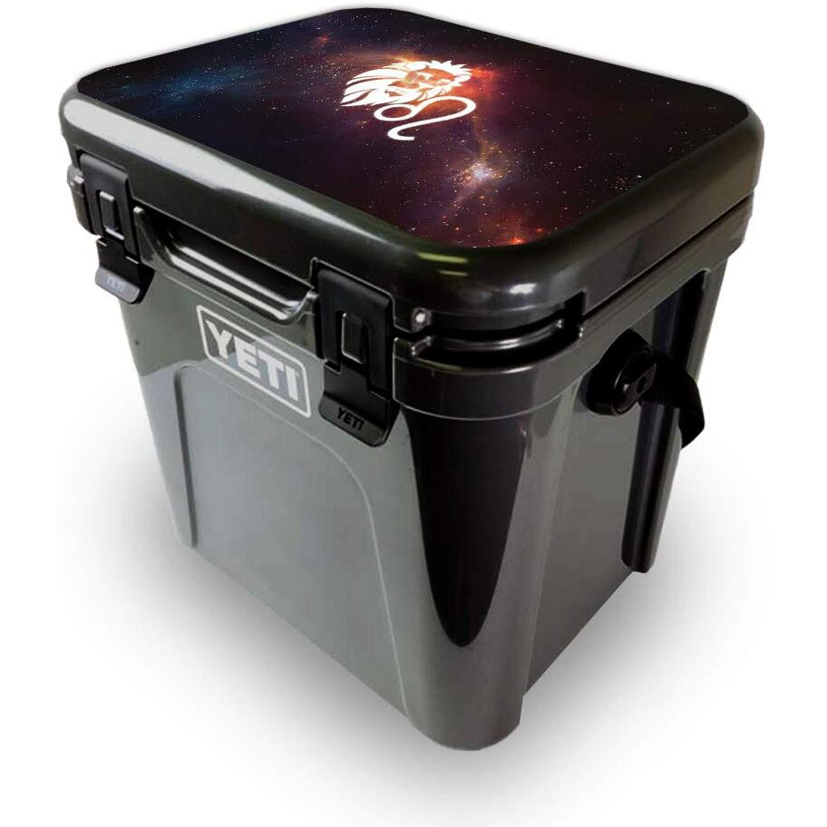 MightySkins YEROA24LID-Leo Skin for Yeti Roadie 24 Hard cooler Lid - Leo