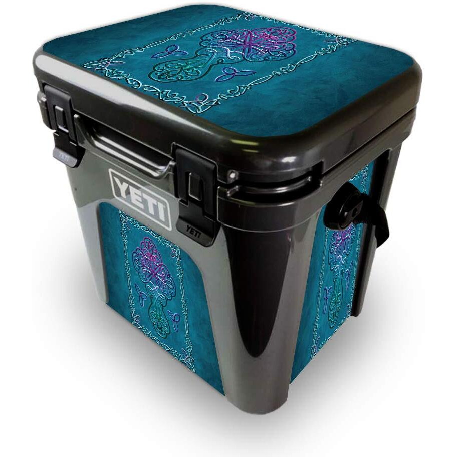 MightySkins YEROAD24-celtic cross Skin for Yeti Roadie 24 Hard cooler - celtic cross
