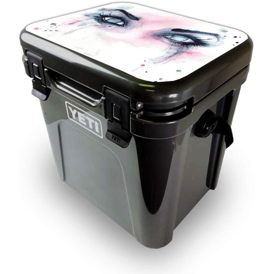MightySkins YEROA24LID-Haunted Skin for Yeti Roadie 24 Hard cooler Lid - Haunted