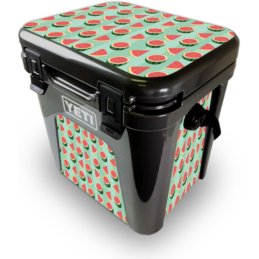 MightySkins YEROAD24-Watermelon Patch Skin for Yeti Roadie 24 Hard cooler - Watermelon Patch