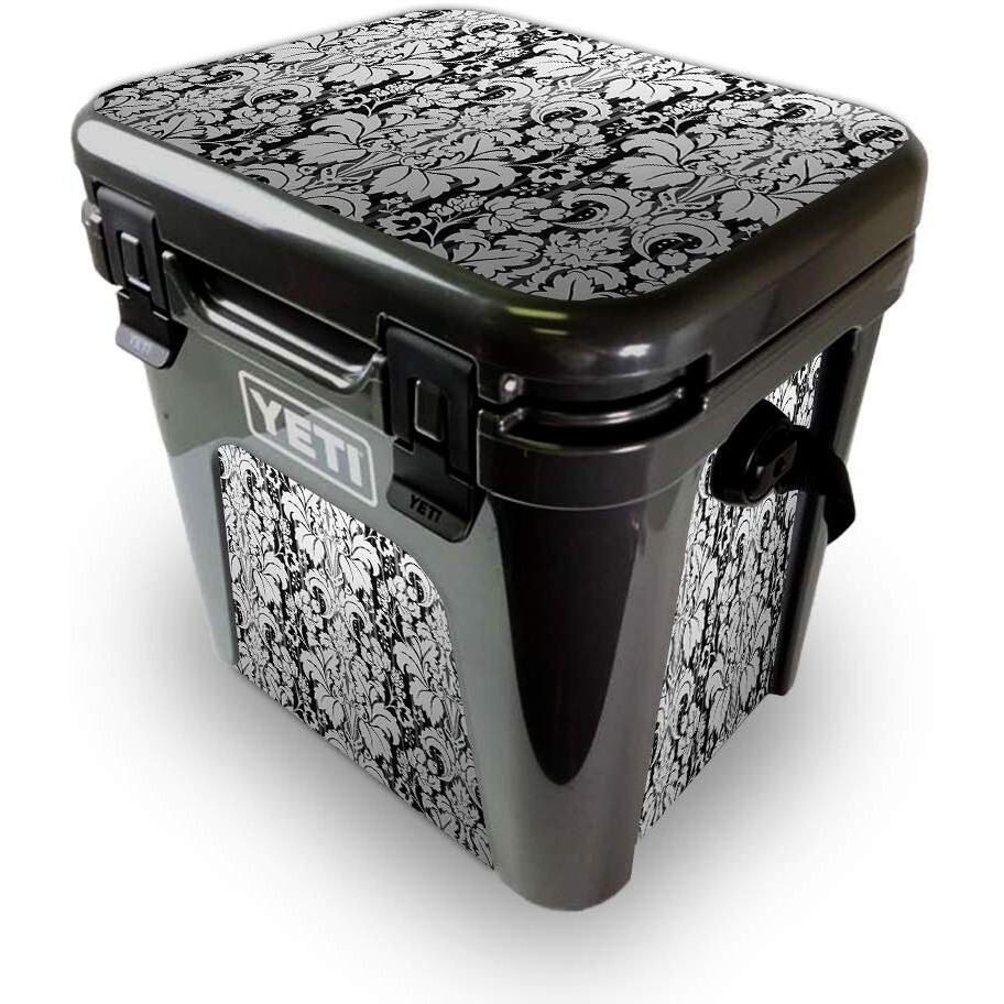 MightySkins YEROAD24-Floral Retro Skin for Yeti Roadie 24 Hard cooler - Floral Retro
