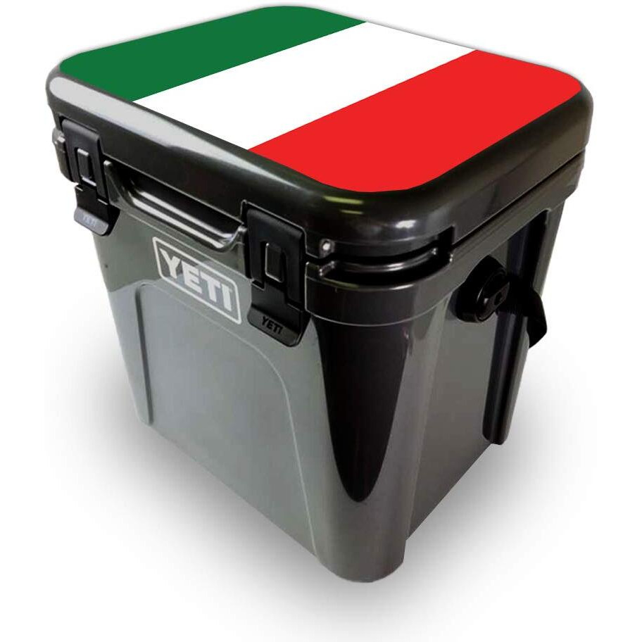 MightySkins YEROA24LID-Italian Flag Skin for Yeti Roadie 24 Hard cooler Lid - Italian Flag