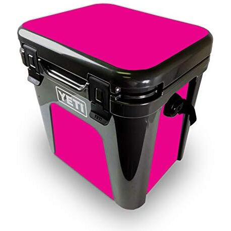 MightySkins YEROAD24-Solid Hot Pink Skin for Yeti Roadie 24 Hard cooler - Solid Hot Pink