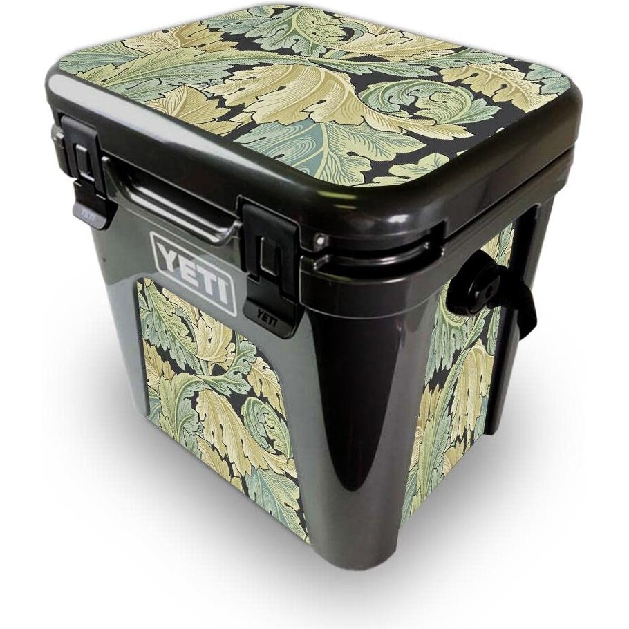 MightySkins YEROAD24-Acanthus Skin for Yeti Roadie 24 Hard cooler - Acanthus