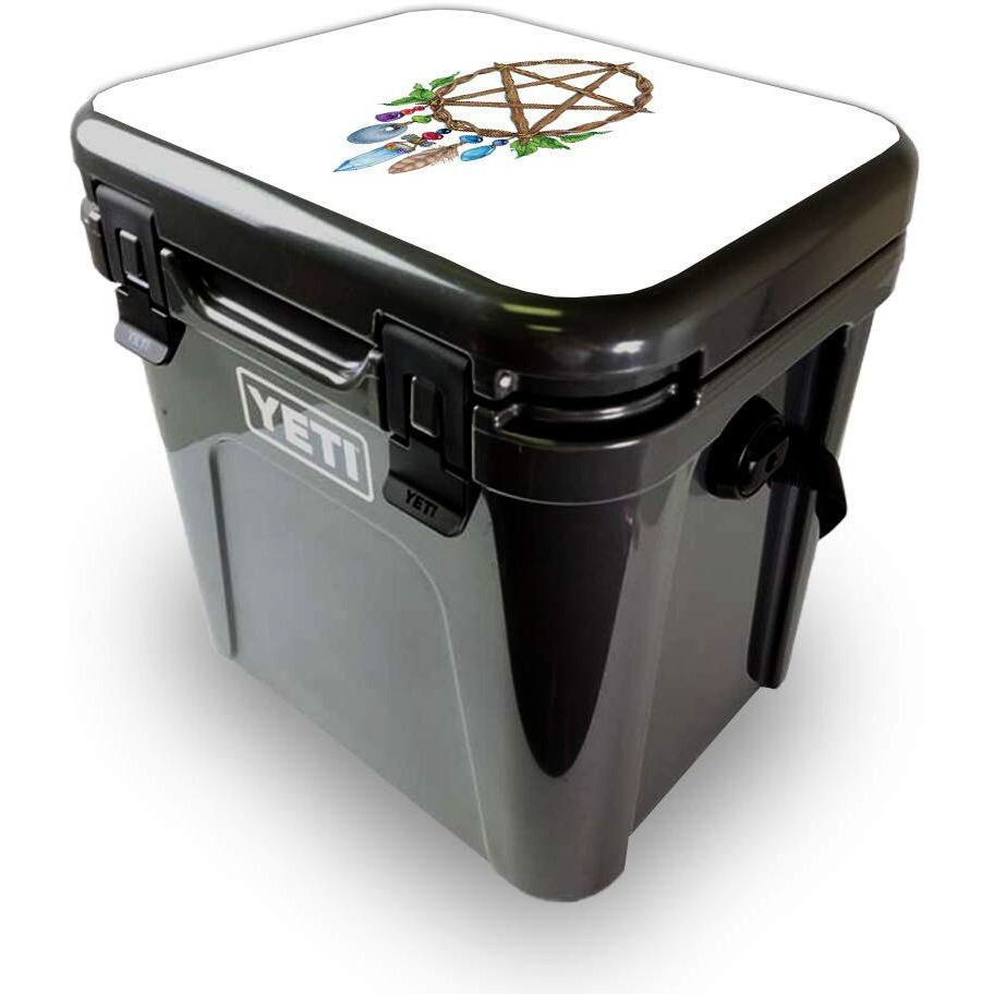 MightySkins YEROA24LID-Pentacle charm Skin for Yeti Roadie 24 Hard cooler Lid - Pentacle charm