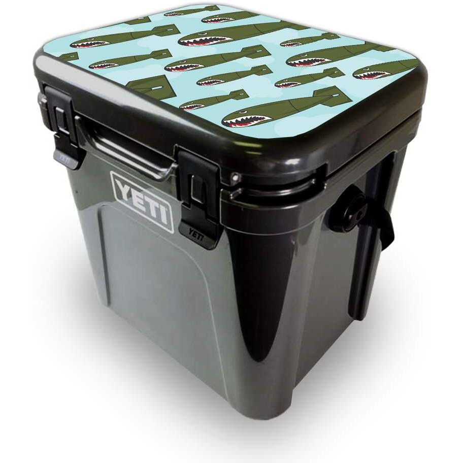 MightySkins YEROA24LID-Bombs Away Skin for Yeti Roadie 24 Hard cooler Lid - Bombs Away
