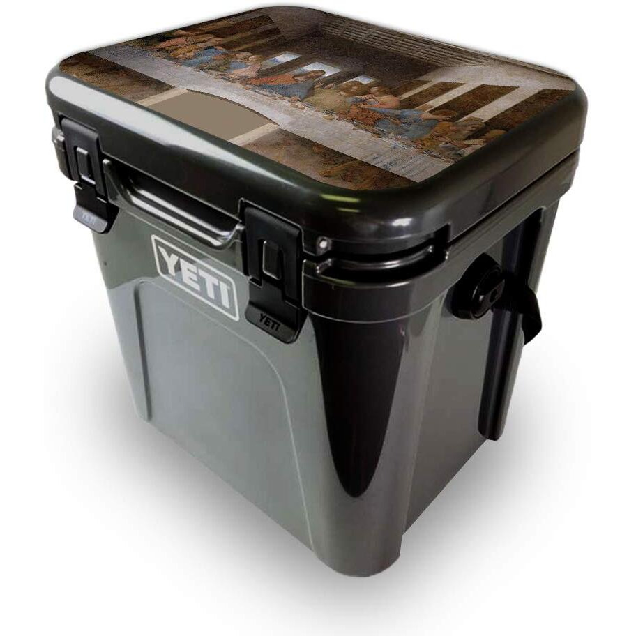 MightySkins YEROA24LID-Last Supper Skin for Yeti Roadie 24 Hard cooler Lid - Last Supper