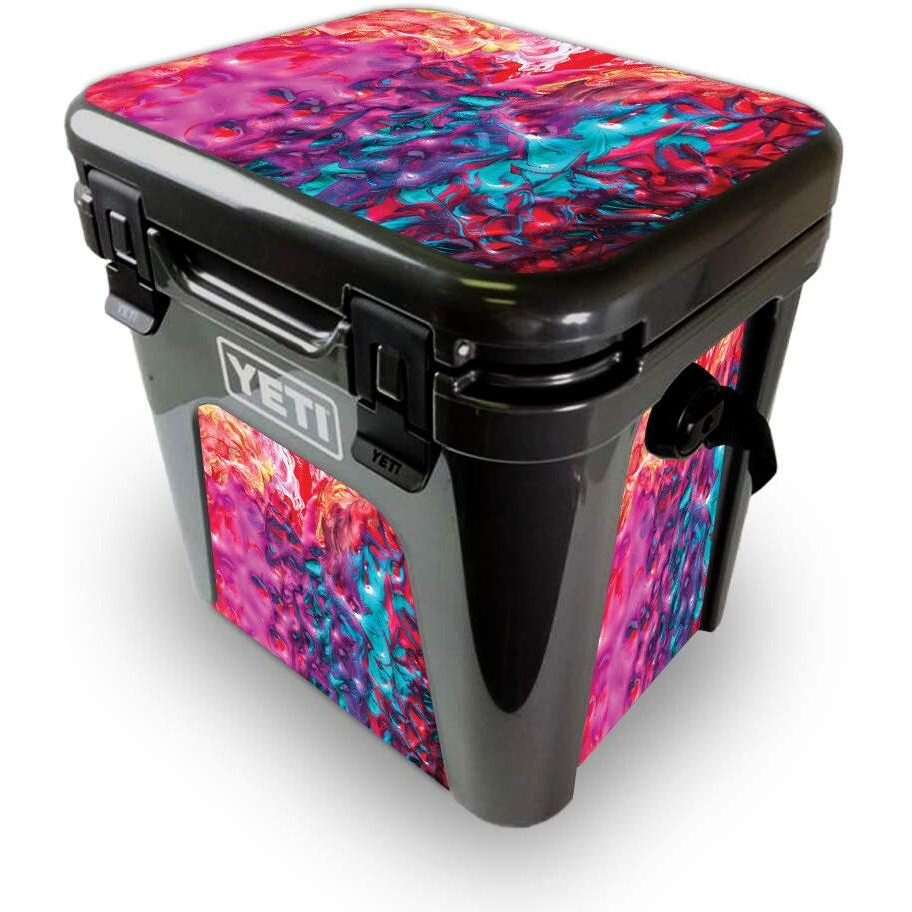 MightySkins YEROAD24-Paint Party Skin for Yeti Roadie 24 Hard cooler - Paint Party