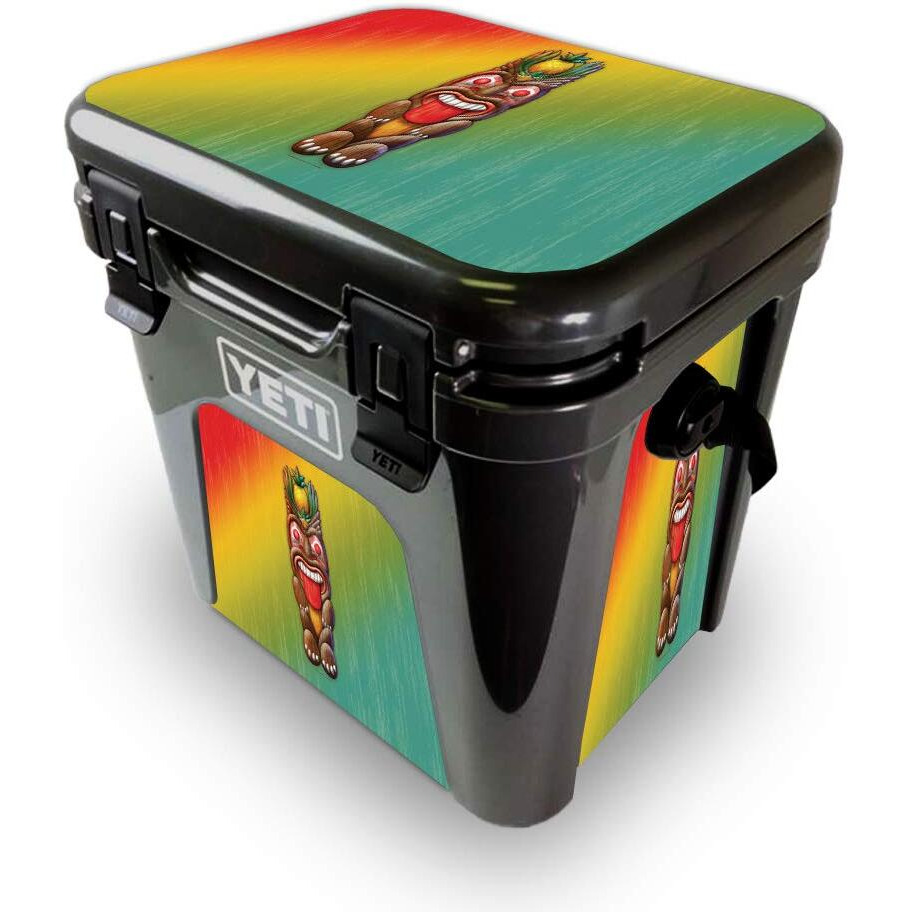 MightySkins YEROAD24-Tiki Man Skin for Yeti Roadie 24 Hard cooler - Tiki Man